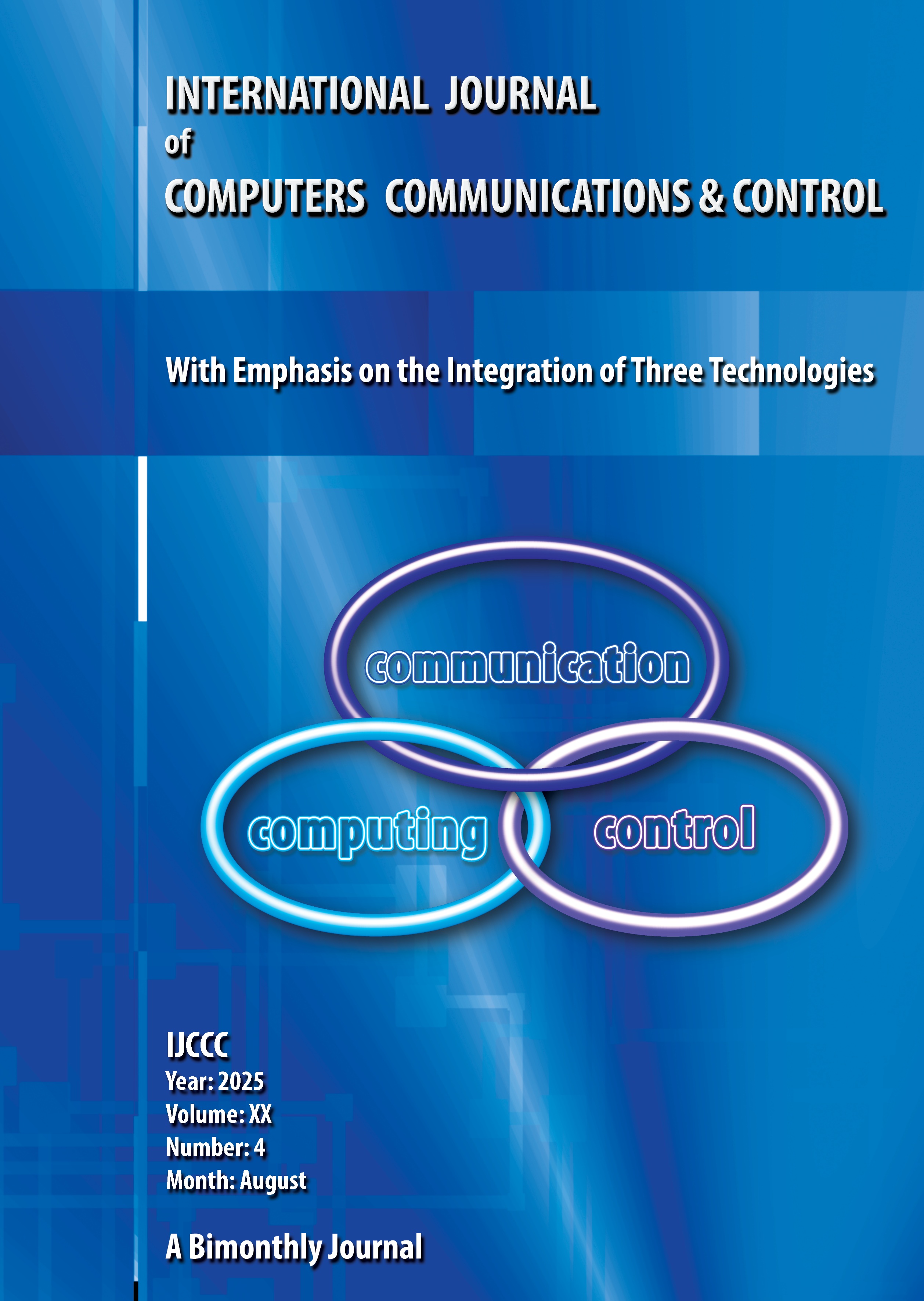					View Vol. 20 No. 4 (2025): International Journal of Computers Communications & Control (August)
				
